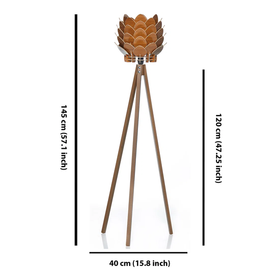 Millbank 140cm Tripod Floor Lamp
