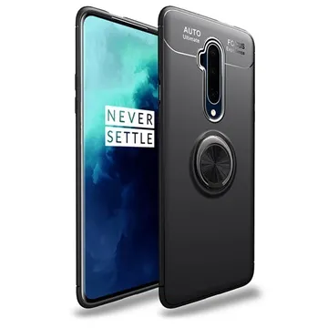 OnePlus 7T Pro Magnet Ring Grip / Kickstand Case - Black