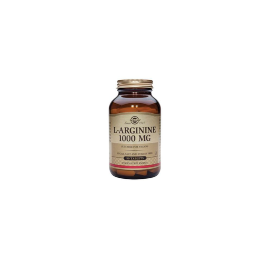 Solgar L-Arginine, 1000 mg, 90 Tablets