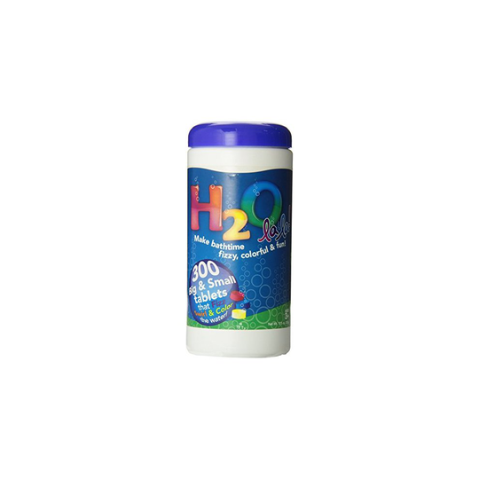 Color My Bath H2O La La Color Changing Bath Tablets, 300-Piece