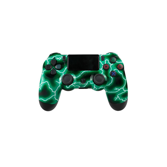 (Lightning green, China) For Sony PS4 Controller Bluetooth-compatible Vibration Gamepad For Playstation 4 Detroit Wireless Joystick For PS4 Games Cons