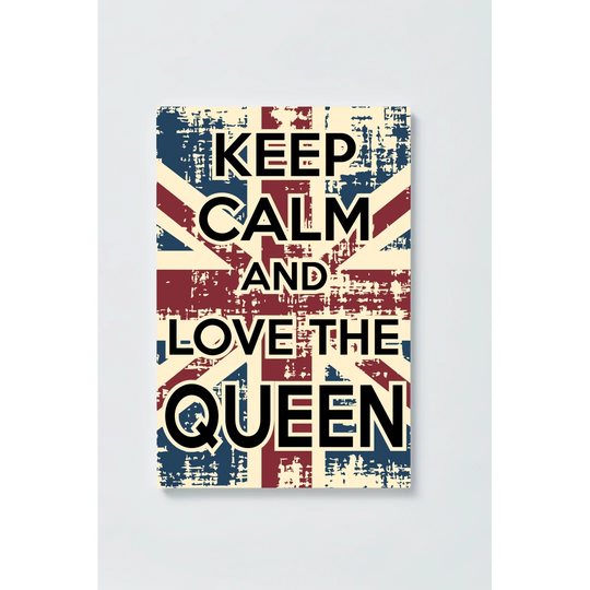 Keep Calm Magnetic Wall Mounted Cork Board