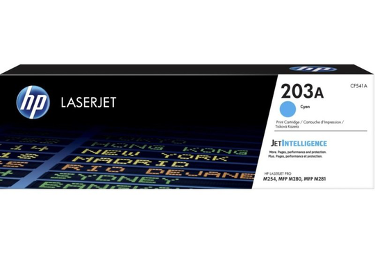 HP 203A Original Cyan LaserJet Toner Cartridge CF541A