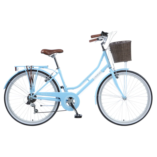 Viking Belgravia Ladies Traditional Heritage 26" Wheel 6 Speed Bike 16" - Blue