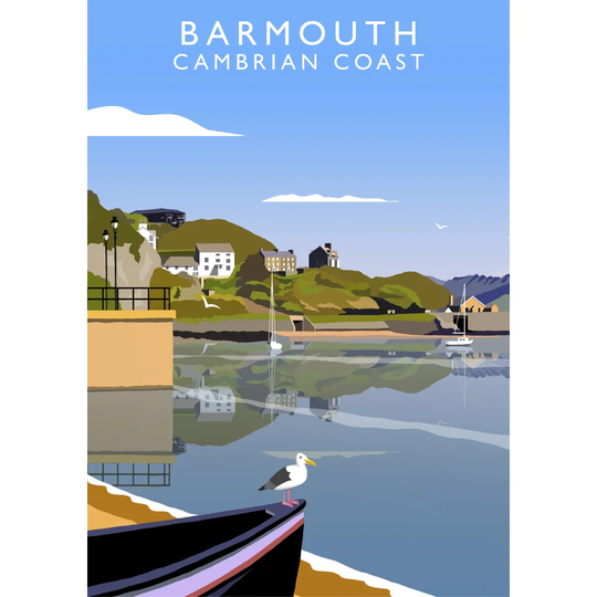 Barmouth by Richard O'Neil - Graphic Art Print on Paper