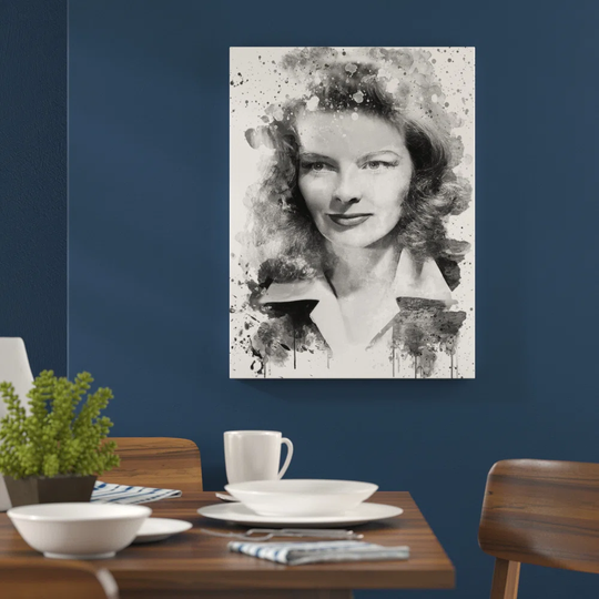 'Katharine Hepburn' Graphic Art Print Poster