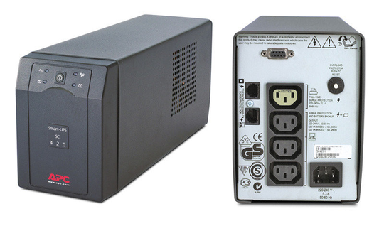 APC SC420I Smart-UPS 420VA 260W Serial With Shutdown Software