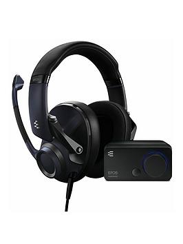 Epos H6Pro Audio Bundle - Closed Acoustic Wired Gaming Headset With External Sound Card