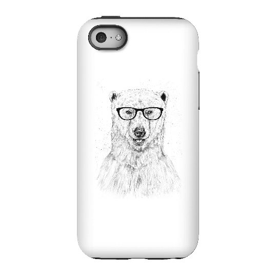 Balazs Solti Polar Bear And Glasses Phone Case for iPhone and Android - iPhone 5C - Tough Case - Matte