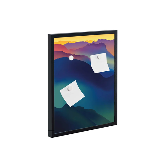 Mountain Magnetic Wall Mounted Photo Memo Board