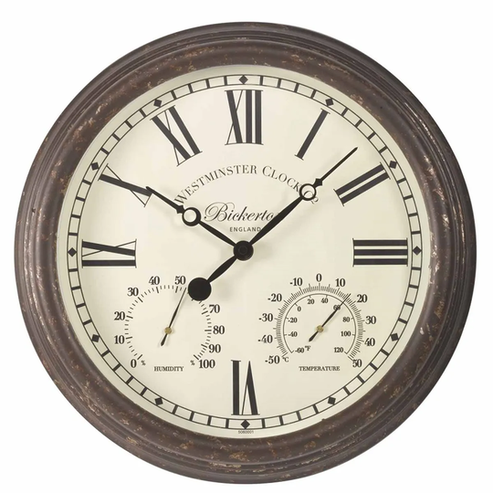 Smart Garden Inside Out Bickerton 15" Clock & Thermometer