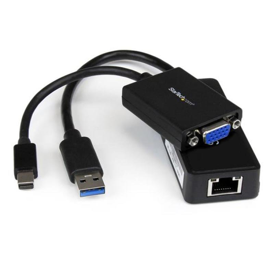 Lenovo Thinkpad X1 Carbon Vga And Gigabit Ethernet Adapter Kit - Mdp To Vga - Usb 3.0 To Gbe