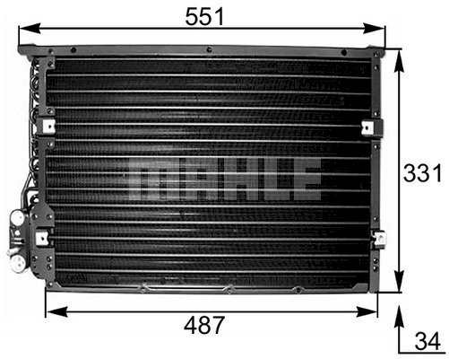 Condenser Air Conditioning 8FC351036-221 by BEHR