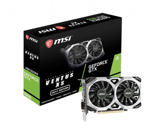 MSI GeForce GTX 1650 VENTUS XS 4GB OCV1 Graphics Card
