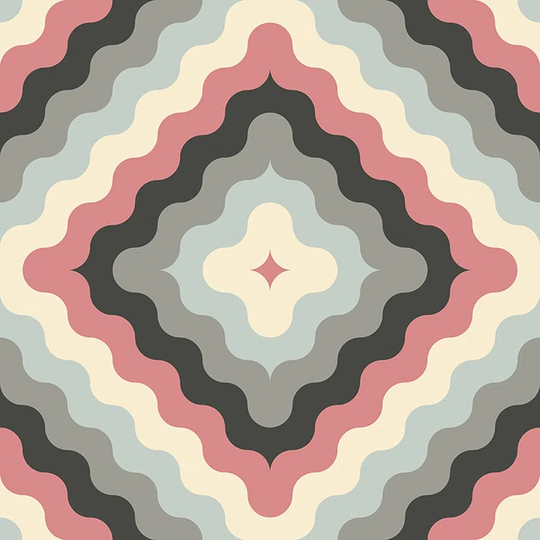Walllpaper Roll 416X254cm Mural Decoration Wallpaper Material With Print Kitchen Livingroom Bedroom - Abstract Retro Geometric
