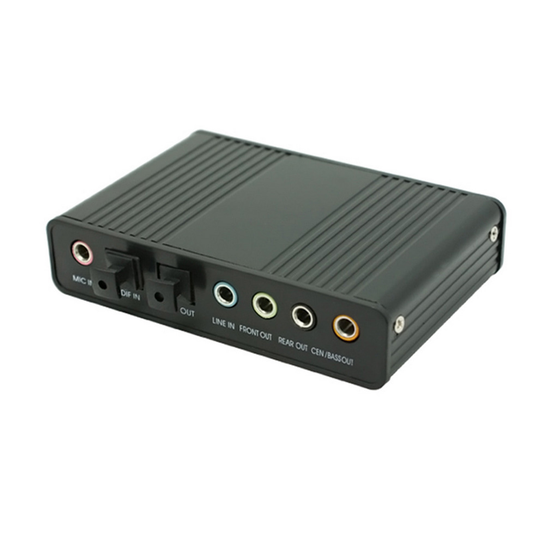 Channel External Sound Card 5.1 Surround Sound USB 2.0