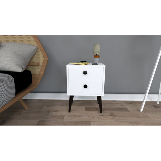 Whelington 2 Drawer Bedside Table