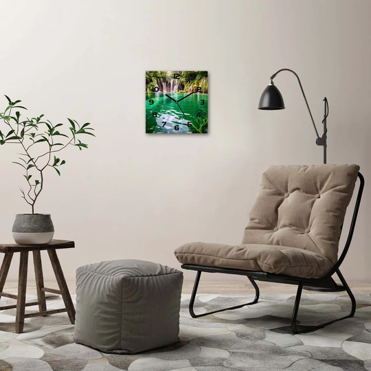 Plitvice Lake Silent Wall Clock