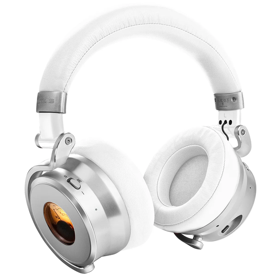 Meters Connect Over Ear Bluetooth Active Noise Cancelling Headphones - White