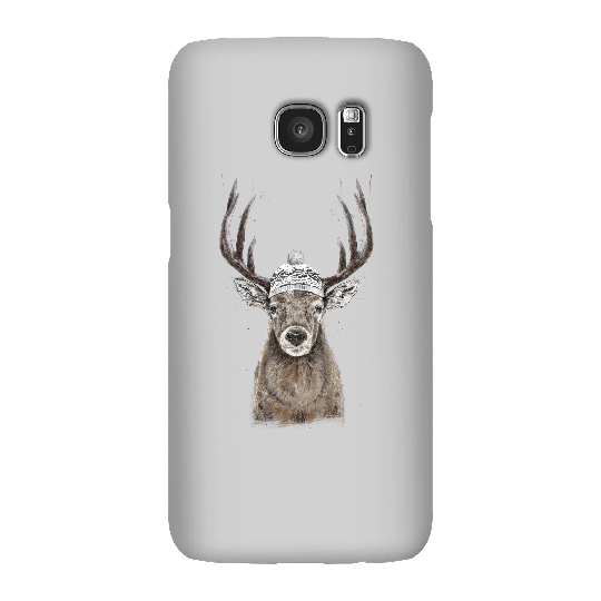 Balazs Solti Winter Deer Phone Case for iPhone and Android - Samsung S7 - Snap Case - Gloss