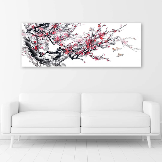 Canvas Print Japanese Cherry Blossoms
