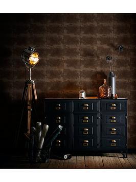 Clarke & Clarke Fusion Igneous Wallpaper &Ndash; Bronze