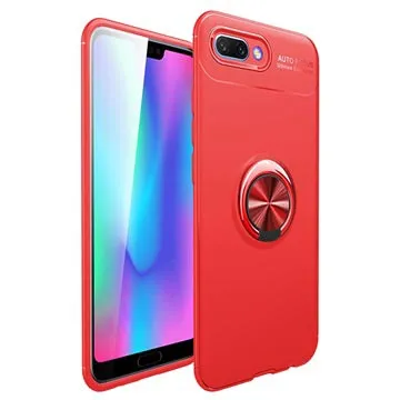 Huawei Honor 10 Magnet Ring Grip / Kickstand Case - Red