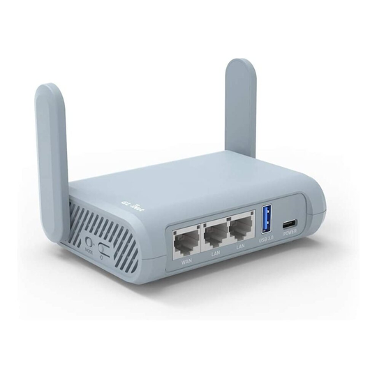GL.iNet GL-MT1300 (Beryl) VPN Secure Travel Gigabit Wireless Router, AC1300 400Mbps (2.4GHz) + 867Mbps(5GHz) Wi-Fi, Pocket-Sized Hotspot, IP