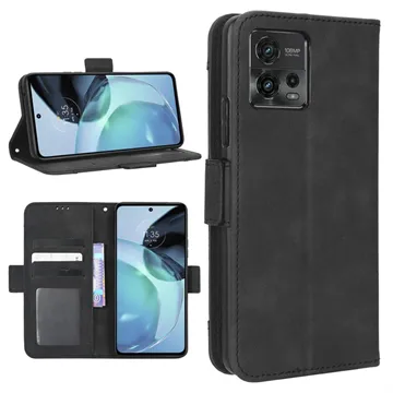 Cardholder Series Motorola Moto G72 Wallet Case - Black