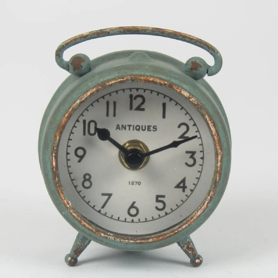 Pewter Fob Clock