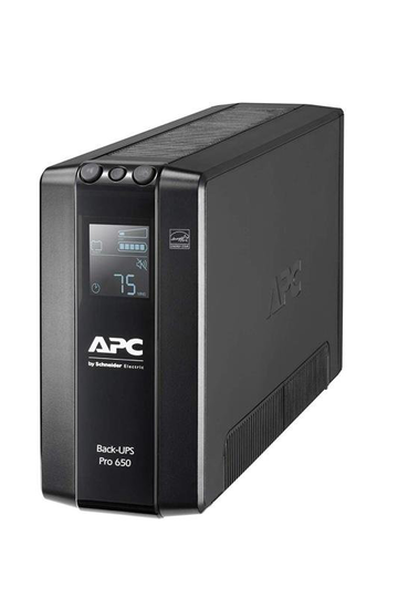 APC Back-UPS Pro BR650MI - Line-Interactive UPS - 650 VA/390W - 6 x IEC 60320 C13