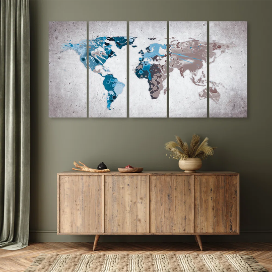 Retro World Map