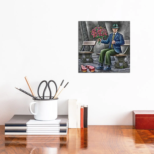 Pencil Vs Camera - 68 by Ben Heine - Wrapped Canvas Painting