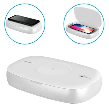 Momax Q.Power UV-Box Sterilizer & Wireless Charger - 10W - White