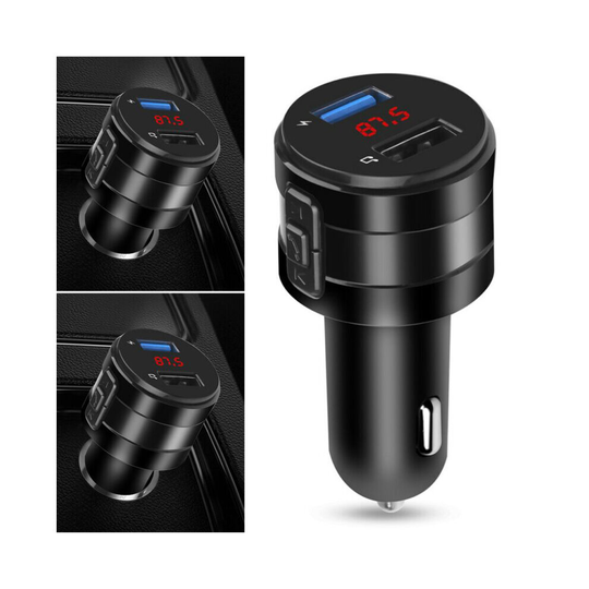 Bluetooth Wireless Car FM Transmitter Music Player AUX Radio USB Fast Charge