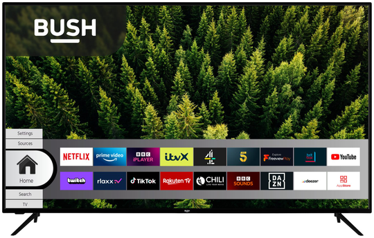 Bush 65 Inch Smart 4K UHD HDR LED Freeview TV
