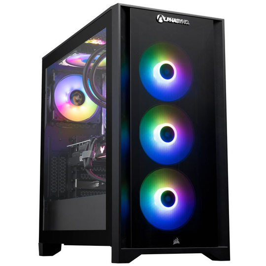 AlphaSync PBA iCUE Gaming Desktop PC, Intel Core i7 12700KF 3.6GHz, 32GB DDR4 RAM, 2TB HDD, 1TB SSD PCIE4, Asus TUF RTX 3070Ti, WiFi 6, Windows 11 Home