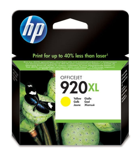 HP 920XL Yellow Ink Cartridge - CD974AE