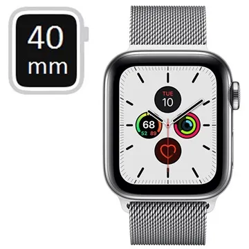 Apple Watch Series 5 LTE MWX52FD/A - Stainless Steel, Milanese Loop, 40mm - Silver