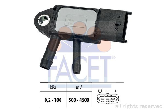 Air Pressure Sensor, height adaptation Made in Italy - OE Equivalent 103291