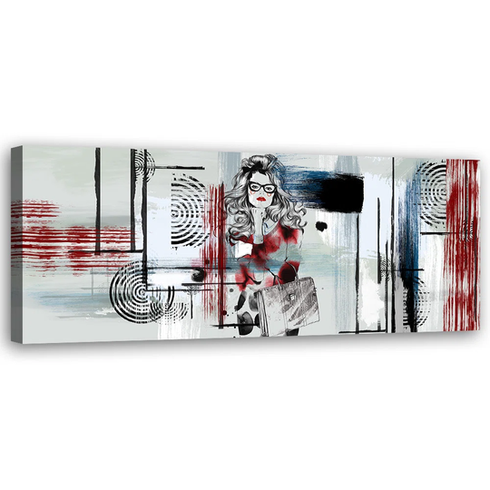 Canvas Print, Red Abstractions 16906