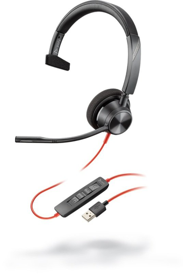 Poly Blackwire 3315 USB-A Mono Headset
