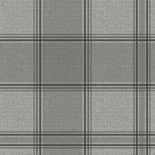 Belgravia Decor Giorgio Check Gunmetal/Silver Wallpaper