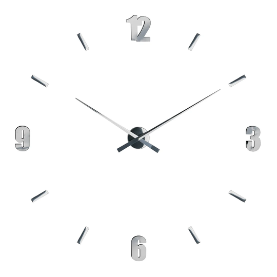 Mirrored DIY Wall Clock