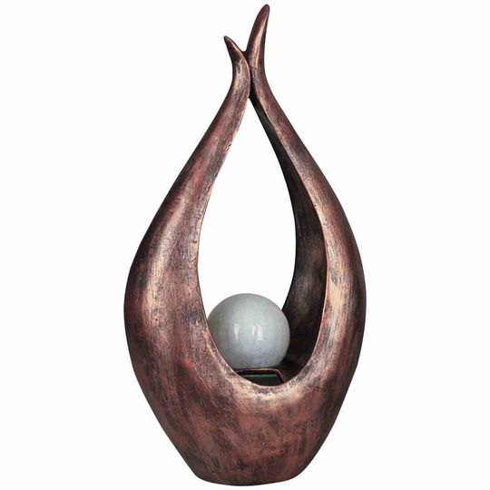 Luxform Solar Polystone Flame Effect, Embrace 27197