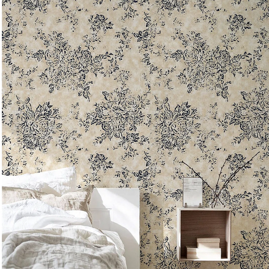 Berdy Old Floralbeige Wallpaper