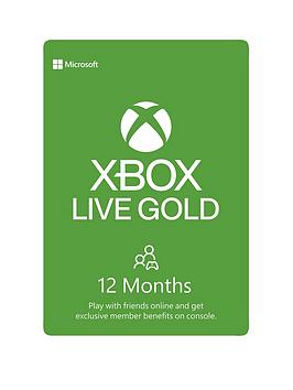 Xbox Live Gold &Ndash; 12-Month Membership - Digital Download