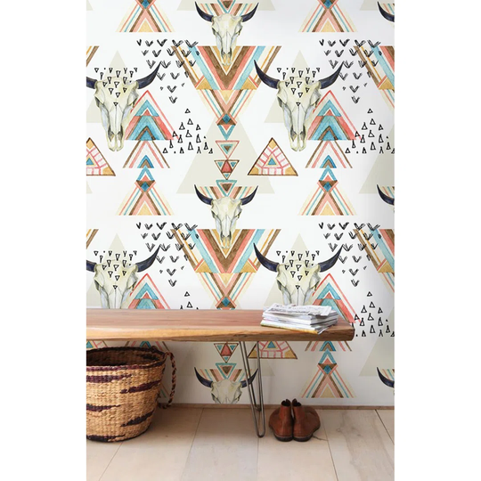 Arianys Boho Bullsful Boho Wallpaper