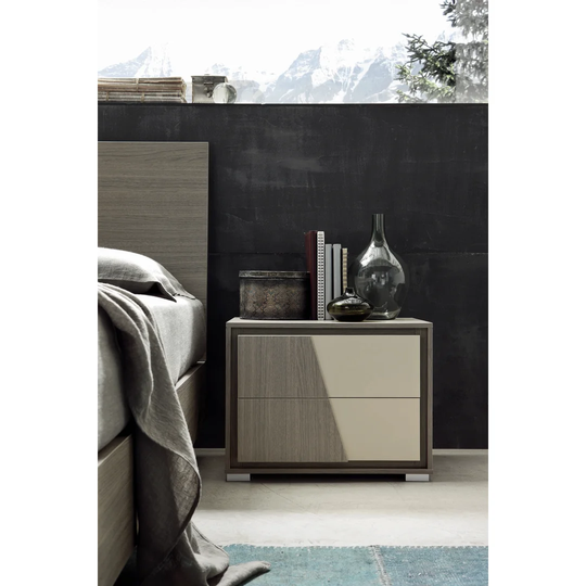 Ressington 2 Drawer Bedside Table