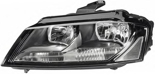 Headlight 12V 1LJ009648-041 by Hella Right